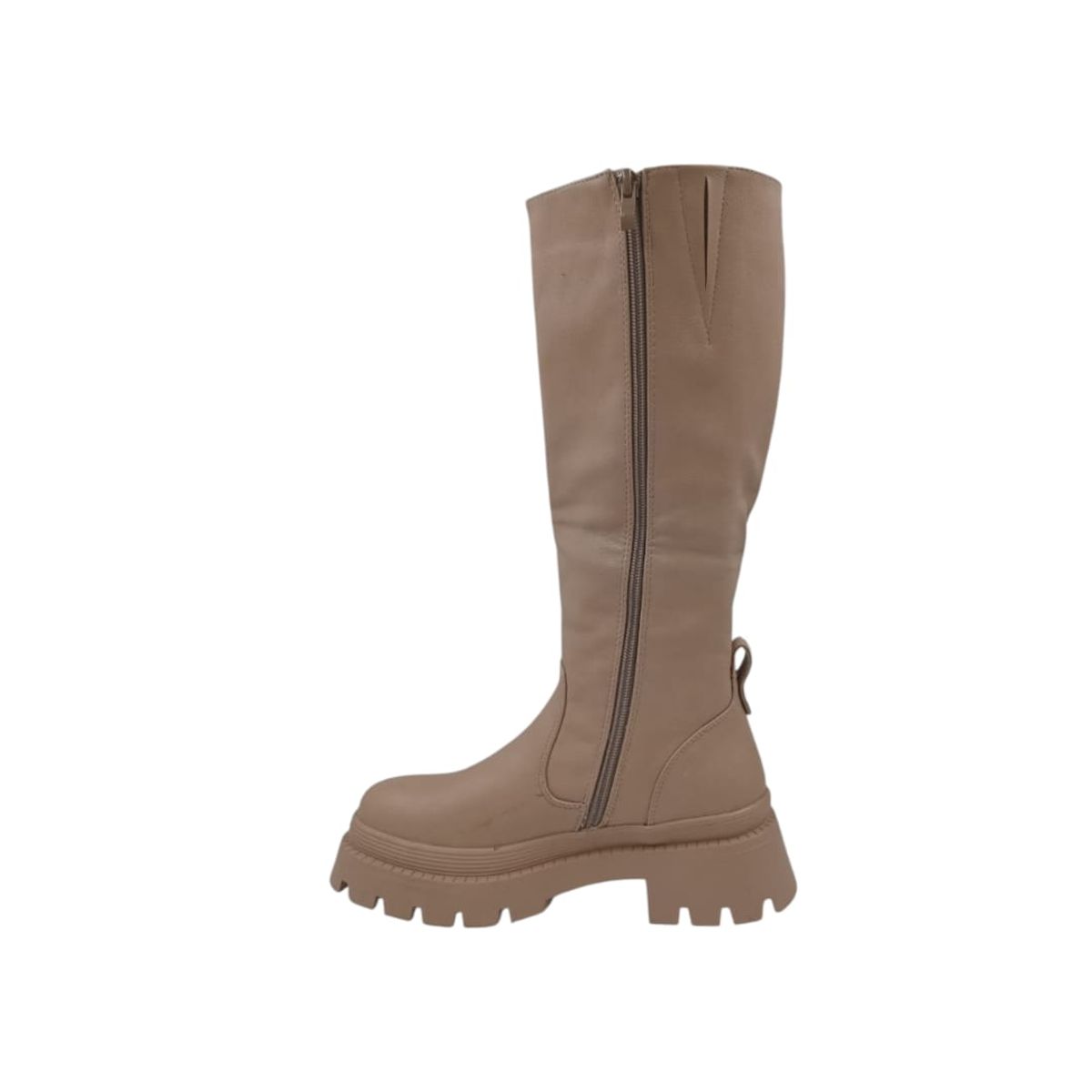 HERIEL - Bota Beige Plataforma Mujer