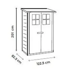 GENERICO - Bodega Simple Garofalo De 2 Puerta Color Blanco