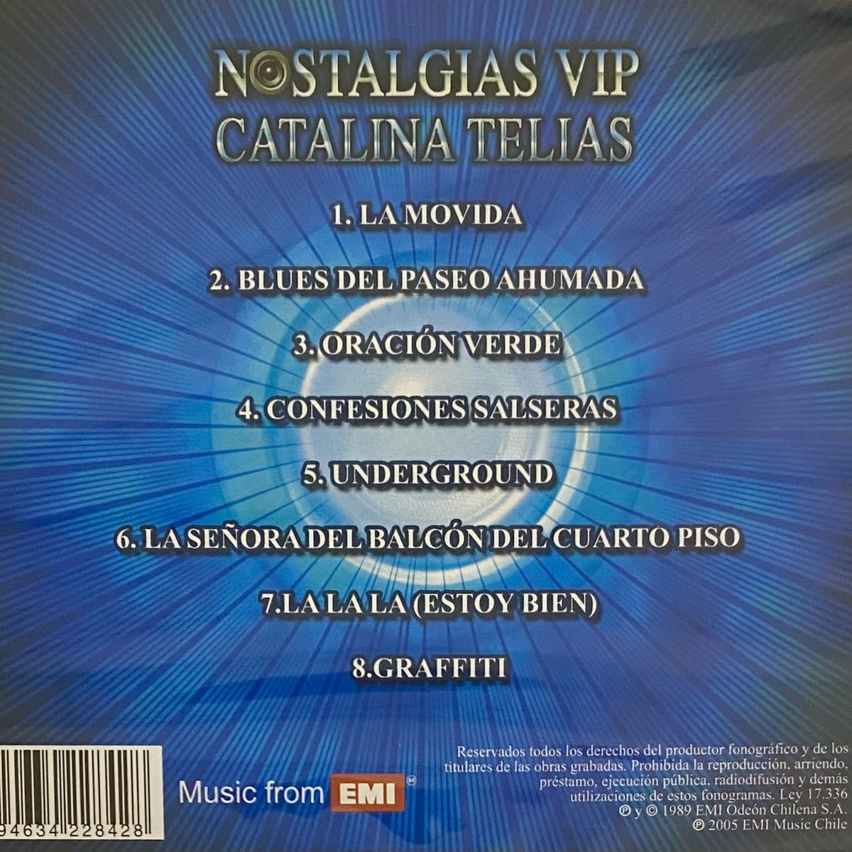 GENERICO - CATALINA TELIAS - NOSTALGIAS VIP / CD