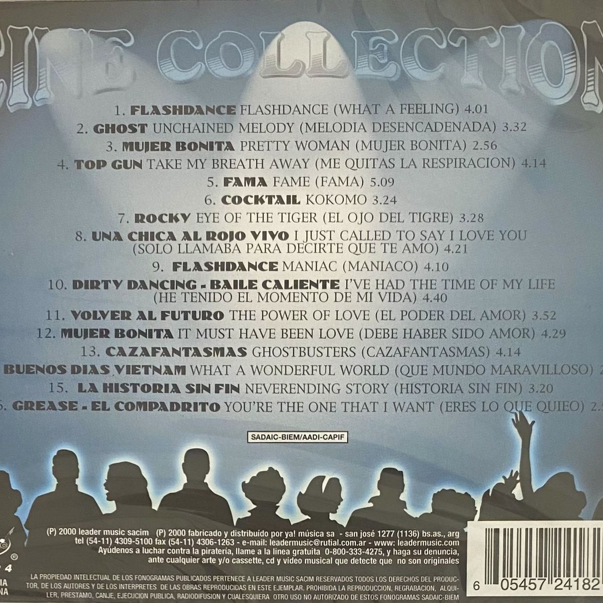 GENERICO - CINE COLLECTION - 16 EXITOS ESPECTACULARES / CD