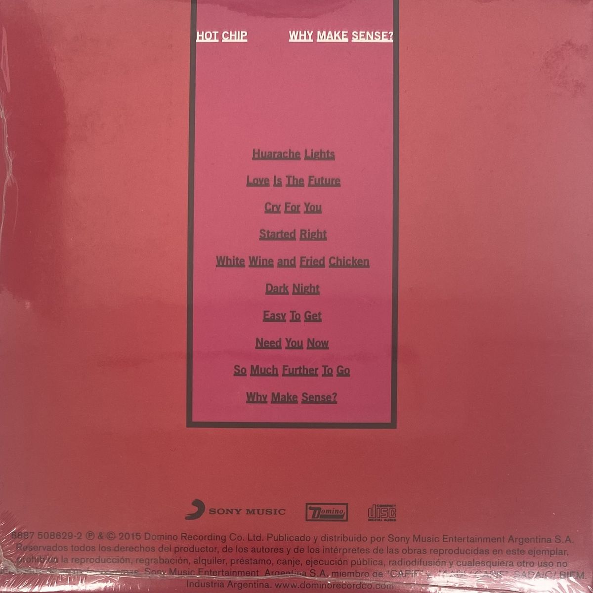 GENERICO - HOT CHIP - WHY MAKE SENSE? (CARDBOARD SLEEVE) / CD