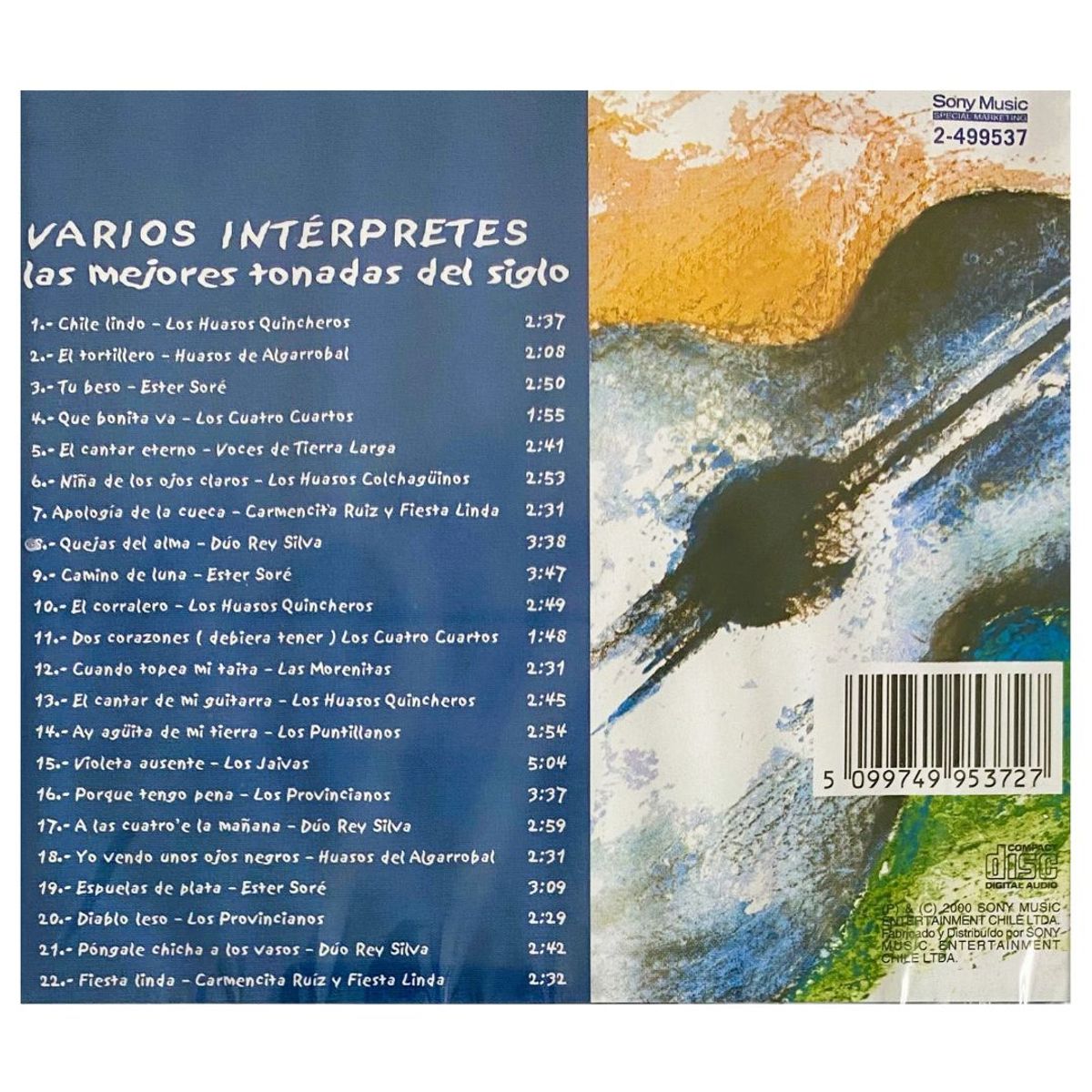 GENERICO - LAS MEJORES TONADAS DEL SIGLO - VARIOS / CD