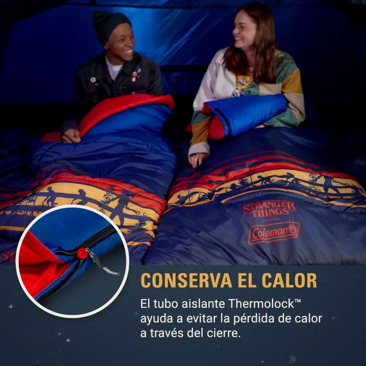 COLEMAN - Saco de Dormir Coleman 10C Stranger Things Thermolock 1,80 m
