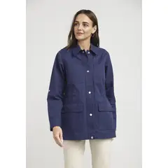 CANADIENNE - Chaqueta Mujer Hidra Algodón Azul