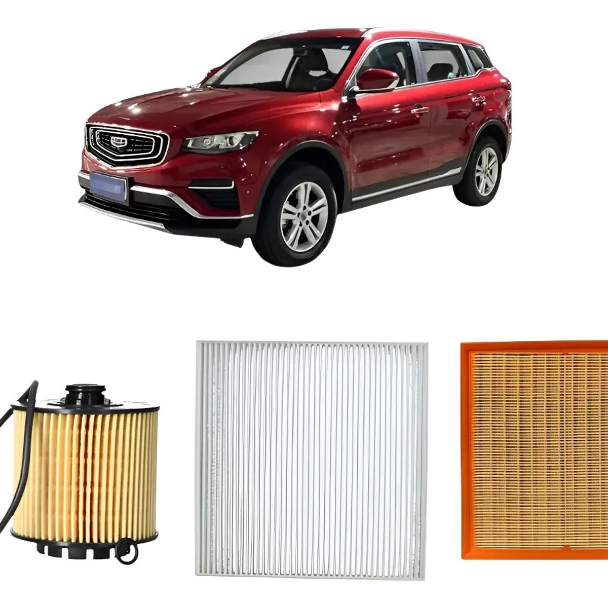 GENERICO - Filtro Aire, Polen, Aceite Geely Azkarra 1.5 2022-2024