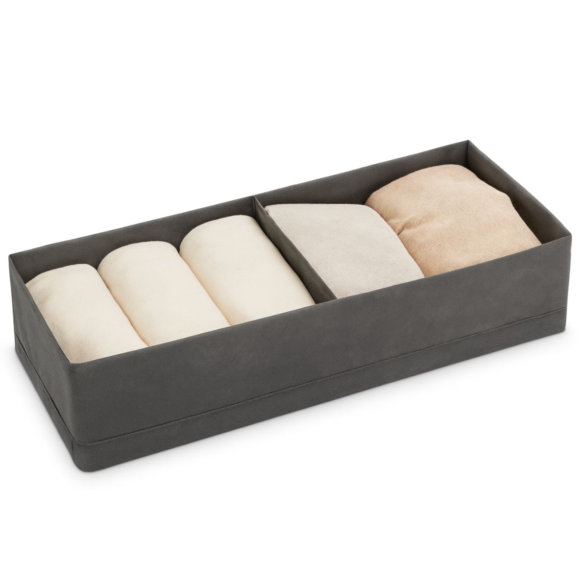 GENERICO - Caja De Almacenamiento Organizador Ropa Multiuso 20x51x10cm
