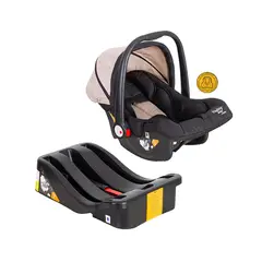 BABY WAY - Coche Travel System Babyway 3 En 1 Golden Black Con Base