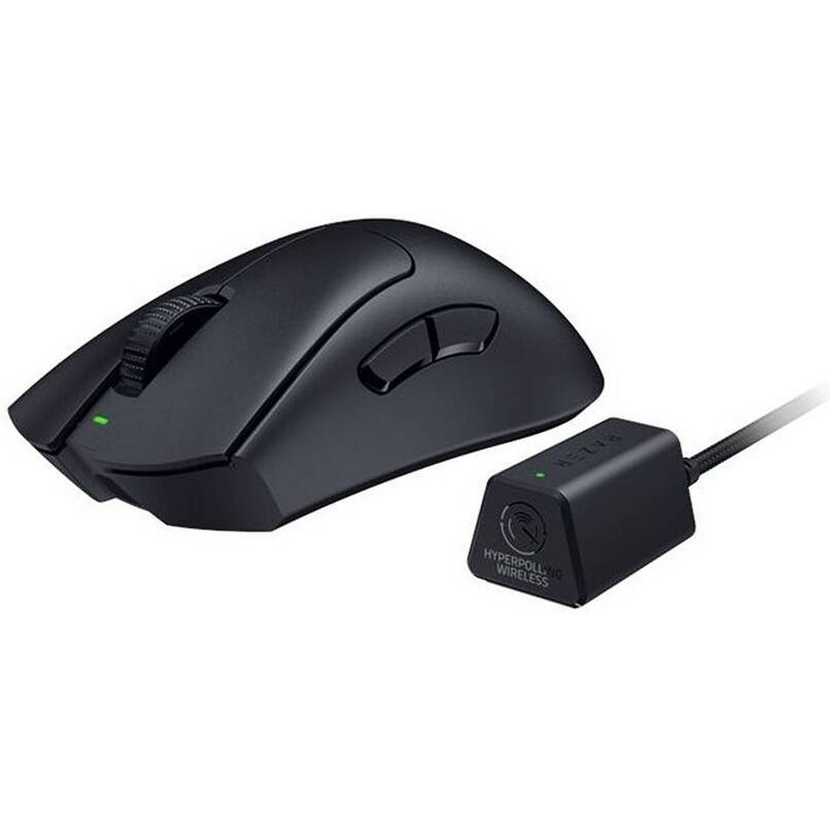 RAZER - Mouse Razer Deathadder V3 Pro + Hyperpolling Dongle Negro