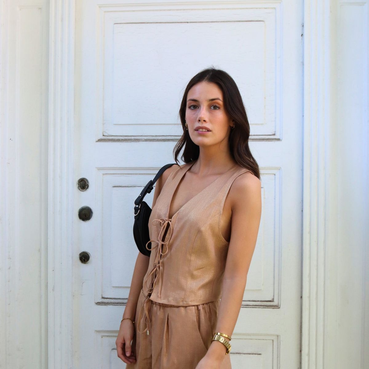 ME QUIERE MUCHO POQUITO NADA - Gilette Viscosa Cobre