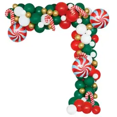 GENERICO - Set de globos latex navidad 91pcs