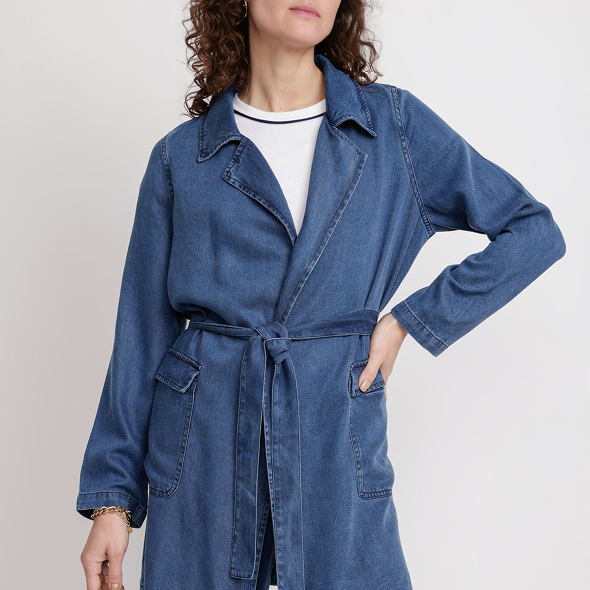 CANADIENNE - Trench De Mujer Atenea Navy