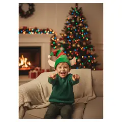 EKOL TACTICA MILITAR - Gorro Duende Elfo Con Orejas Navideño Talla Única Navidad 2025