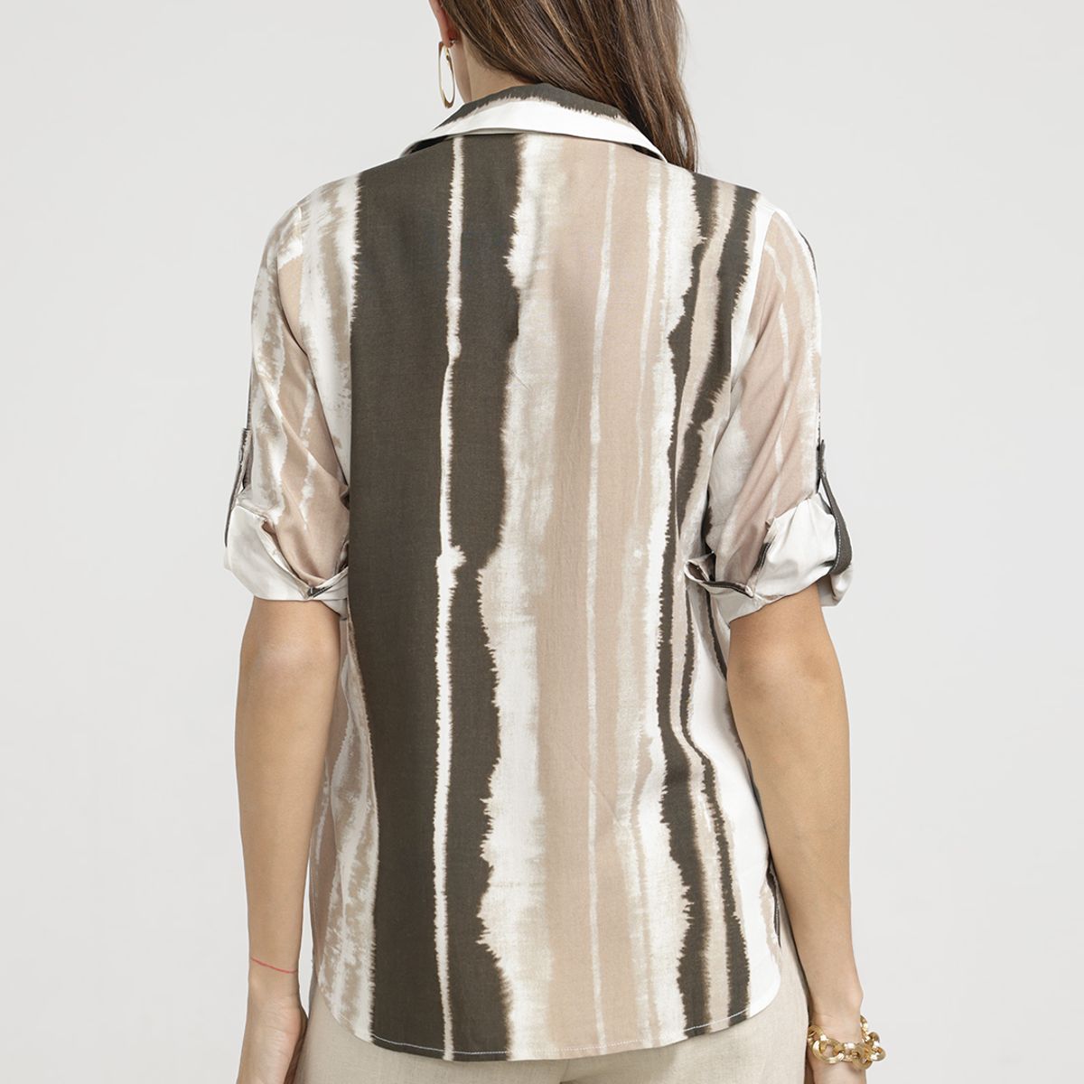CANADIENNE - Blusa Mujer Segovia Viscosa Safari