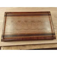 GENERICO - Tabla Endgrain Premium XL Mañío Espejo Cocina y Diseño en Madera