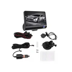 GENERICO - Camara para autos y camionetas 3 en 1 frontal, trasera y interior