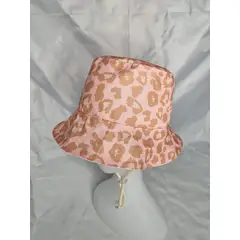 EL ESPACIO DE TOMMY - Gorro infantil Bucket Hat damasco animal print