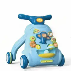 GENERICO - Caminadora Corre Pasillo Con Patita de Guatero Celeste