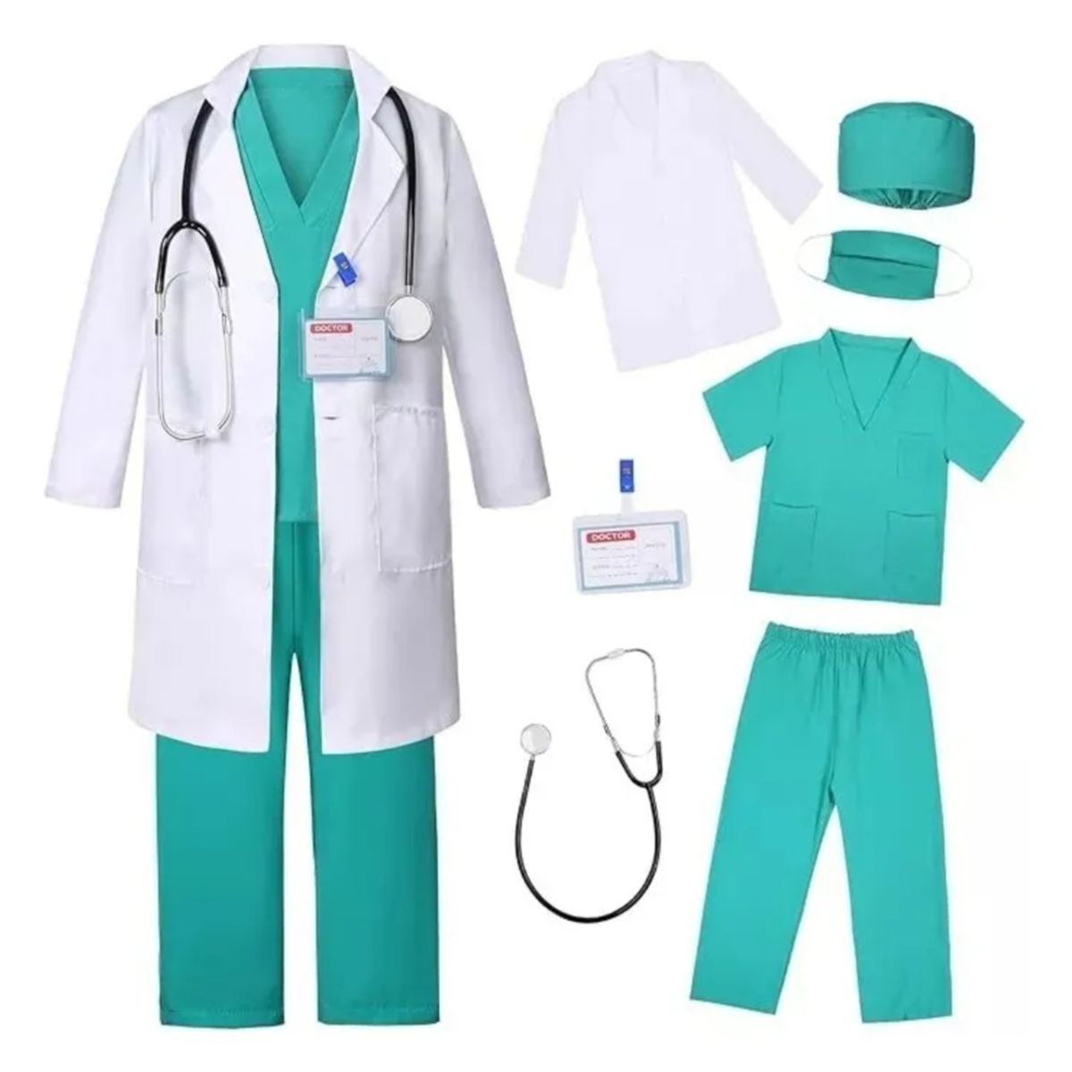 ATURE - Juego De Rol De Uniforme De Enfermera Con Bata Blanca