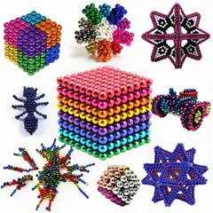 ATURE - 3mm 216pcs Cuentas Magnéticas De Colores