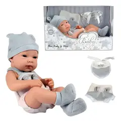 GENERICO - Muñeca Infantil Bebé Realista Silicona Babydoll Celeste