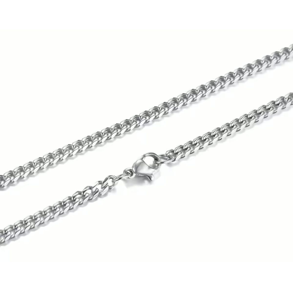 GENERICO - Cadena Acero Miami Cuban 3 mm 60 cm