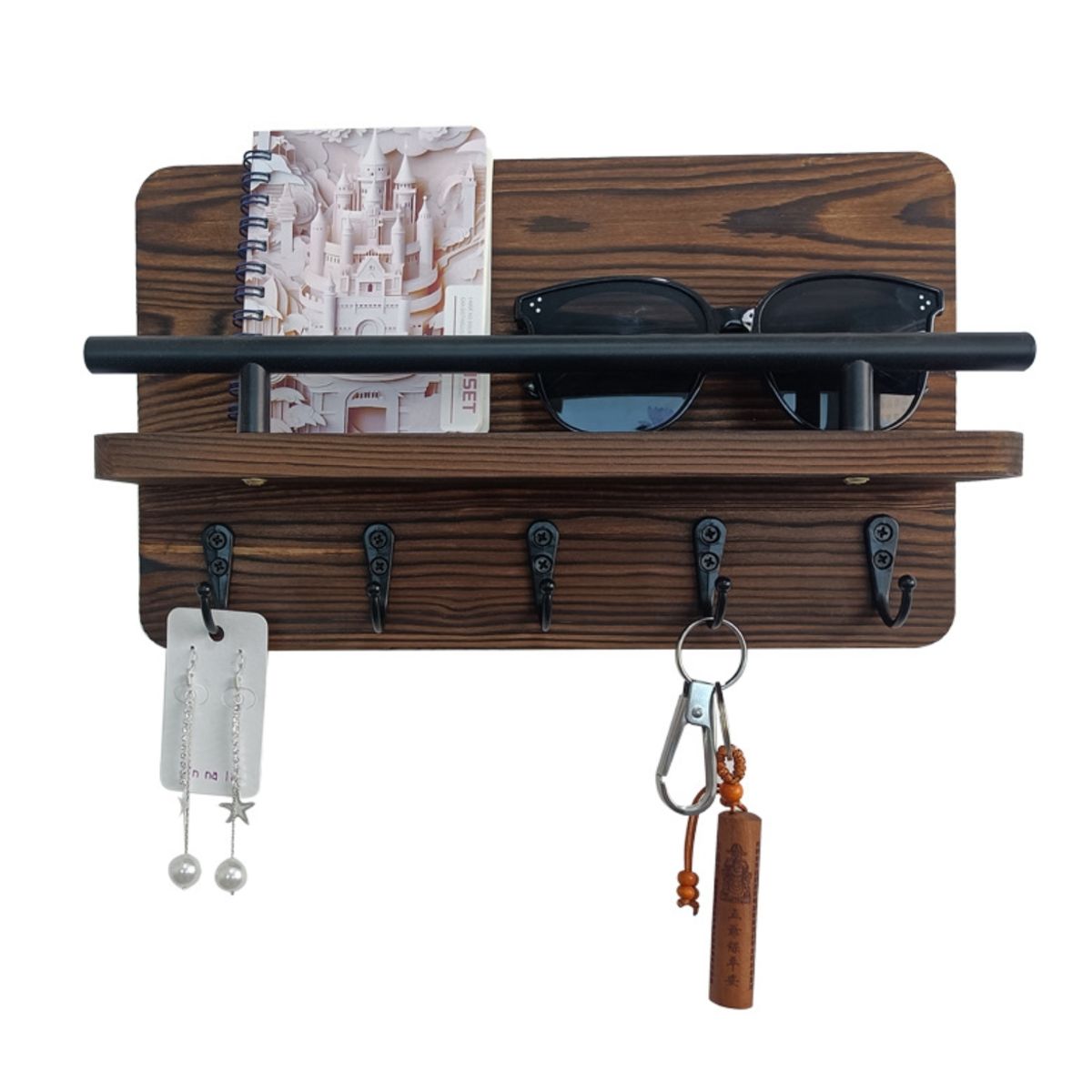 ATURE - Estantería De Pared Para Salón Estantería De Madera