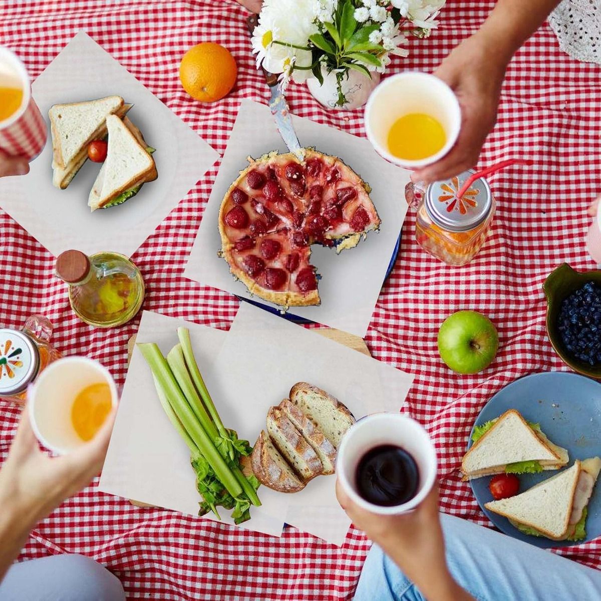 EINICIO - 2 Pack Papel Para Hornear 50mts Papel Mantequilla Reposteria