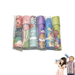 ATURE - Paquete De 6 Juguetes Caleidoscopio De Colores De Flores Al