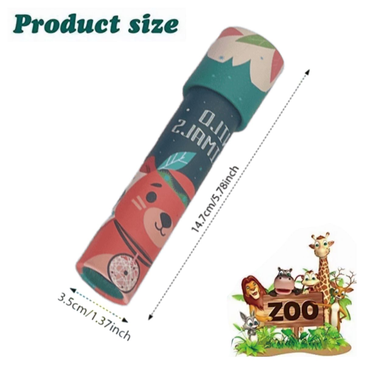 ATURE - Paquete De 6 Juguetes Caleidoscopio De Colores De Flores Al