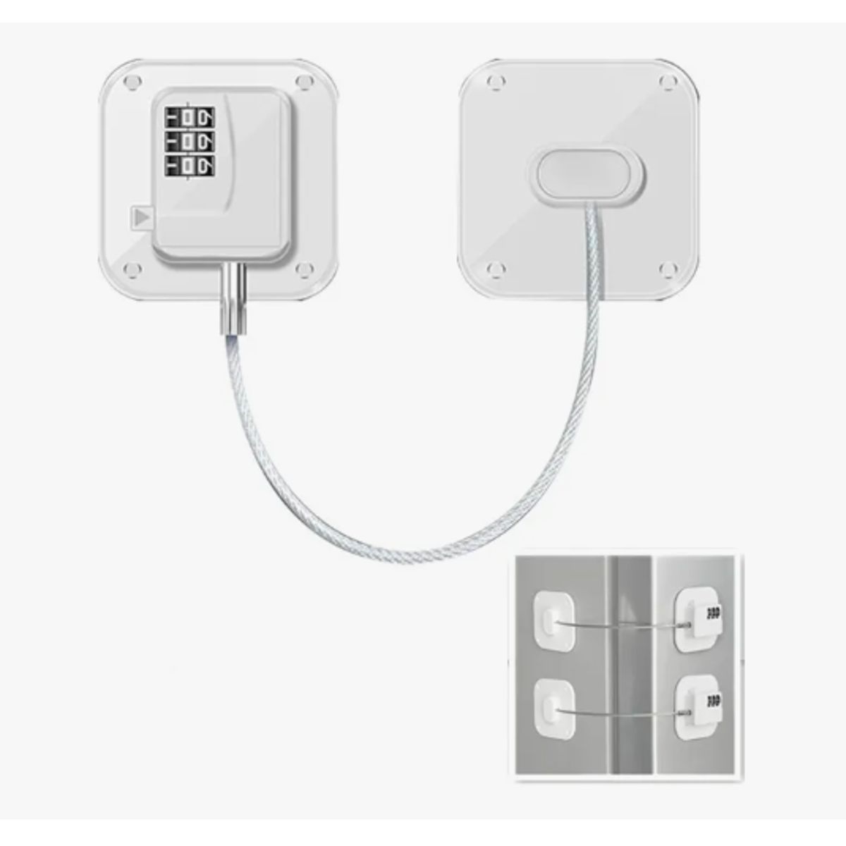 GENERICO - Bloqueo De Seguridad Para Ventana Heladera Para Niños