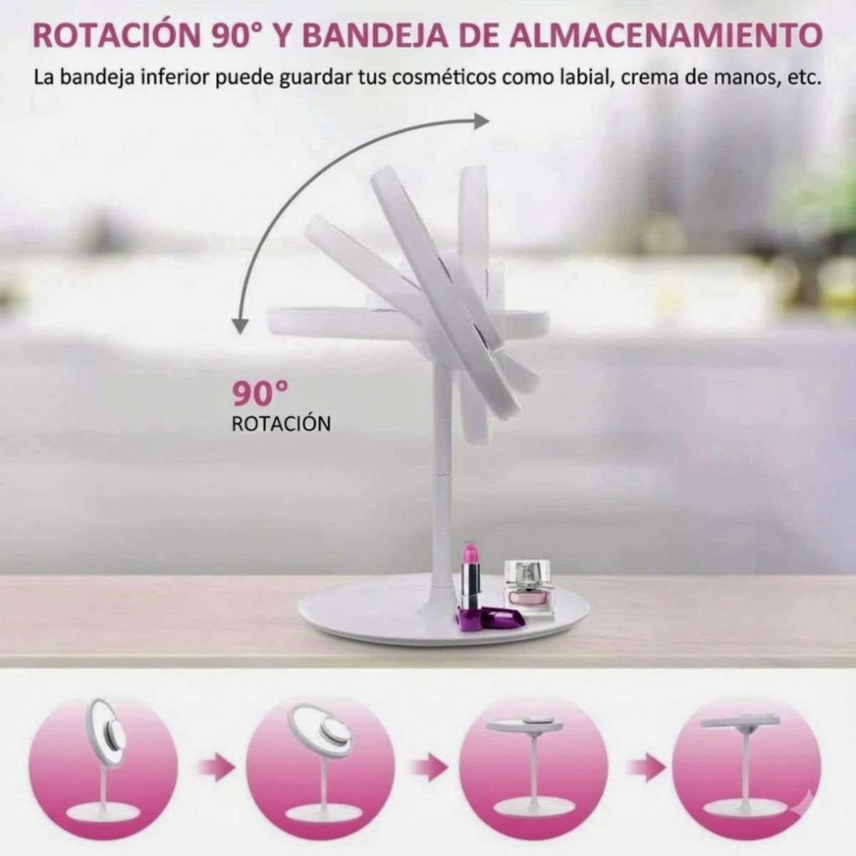 MOVI - Espejo de Maquillaje Luz Led