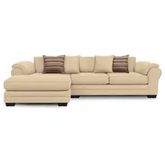 AMERICA DECORA - Sofá Seccional Izquierdo 5 Cuerpos XL Con Resorte Estructural Grandón Chenille