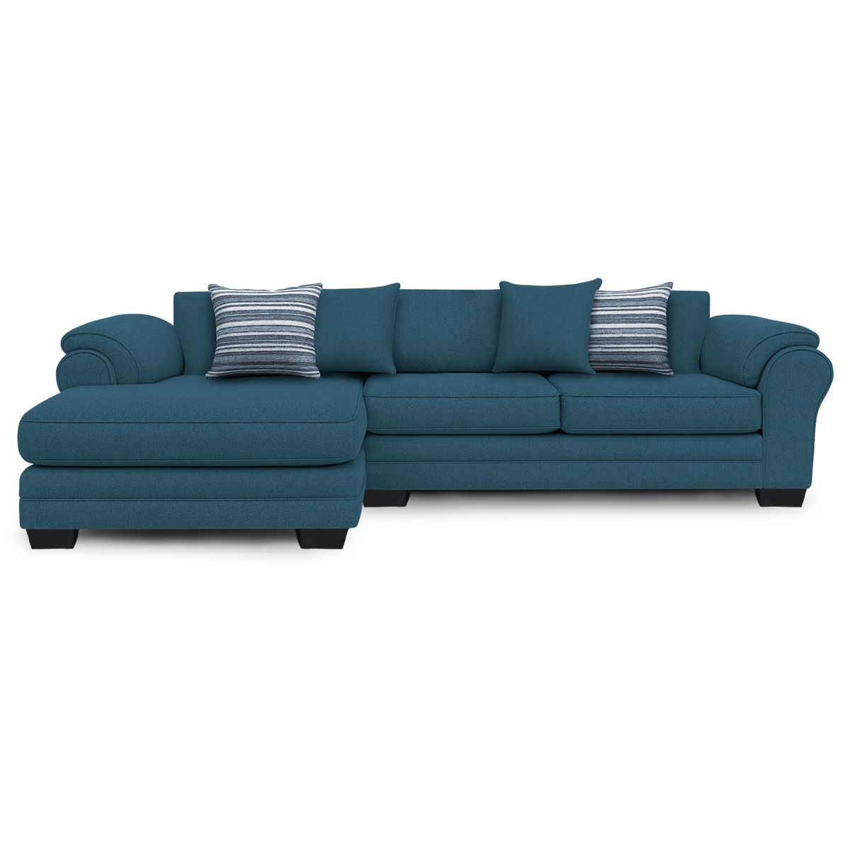 AMERICA DECORA - Sofá Seccional Izquierdo 5 Cuerpos XL Con Resorte Estructural Grandón Chenille