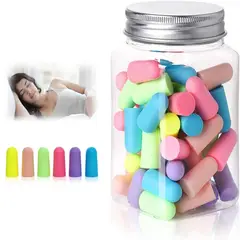 GENERICO - 60 Piezas Auditivos Oído Tapones Oidos Para Ruido Dormir