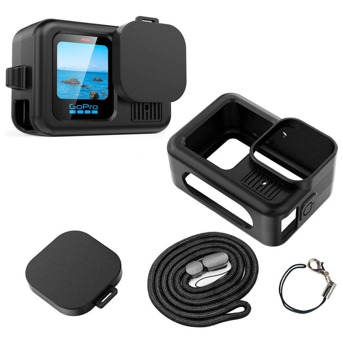 GENERICO - Funda Protectora Silicona Para Gopro Hero 131211109