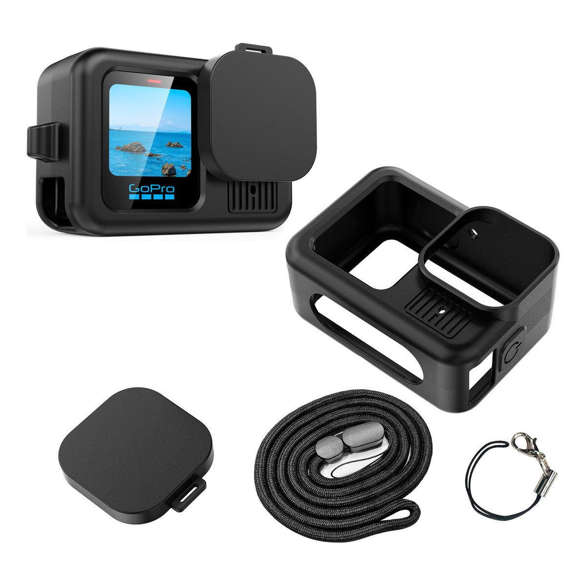 GENERICO - Funda Protectora Silicona Para Gopro Hero 131211109