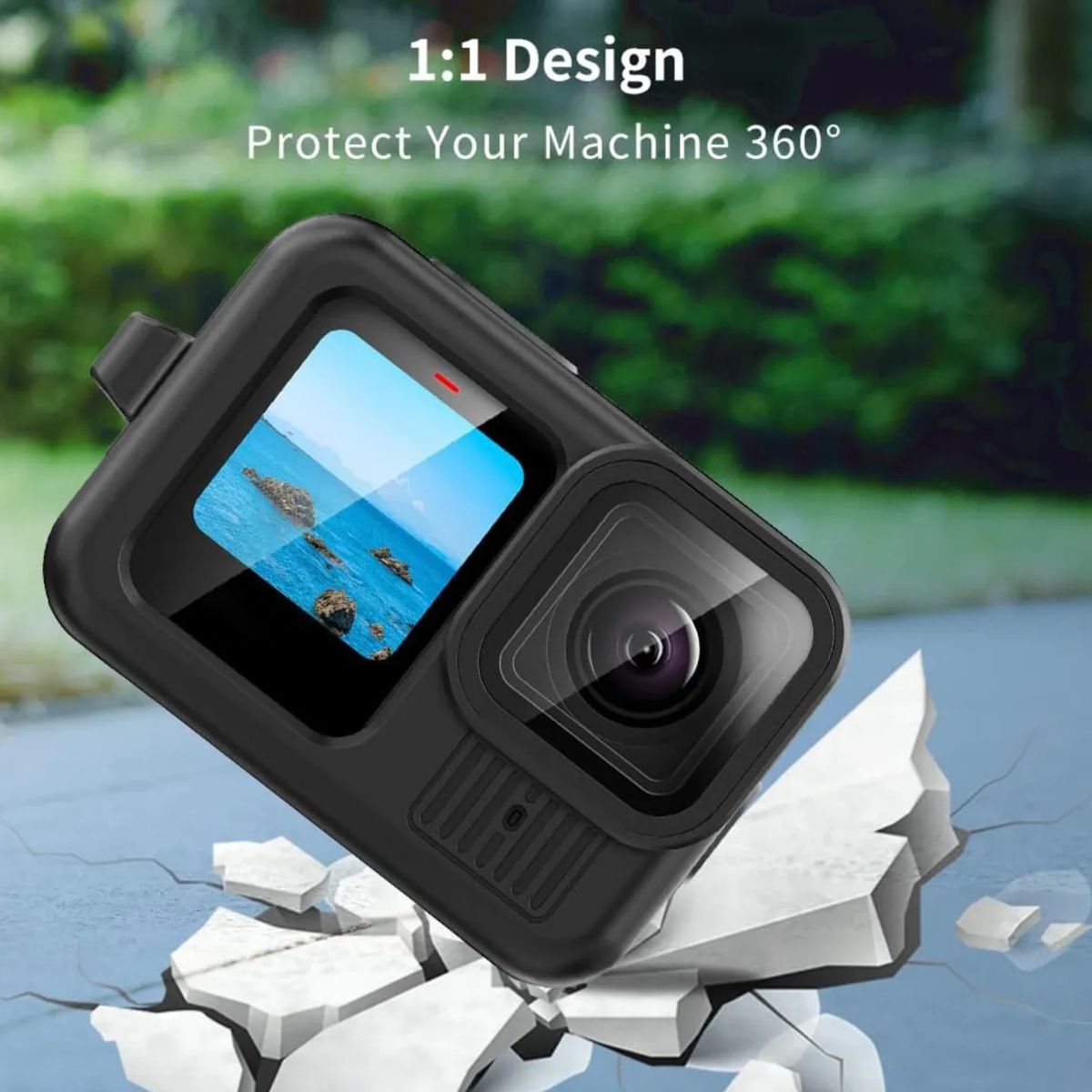 GENERICO - Funda Protectora Silicona Para Gopro Hero 131211109