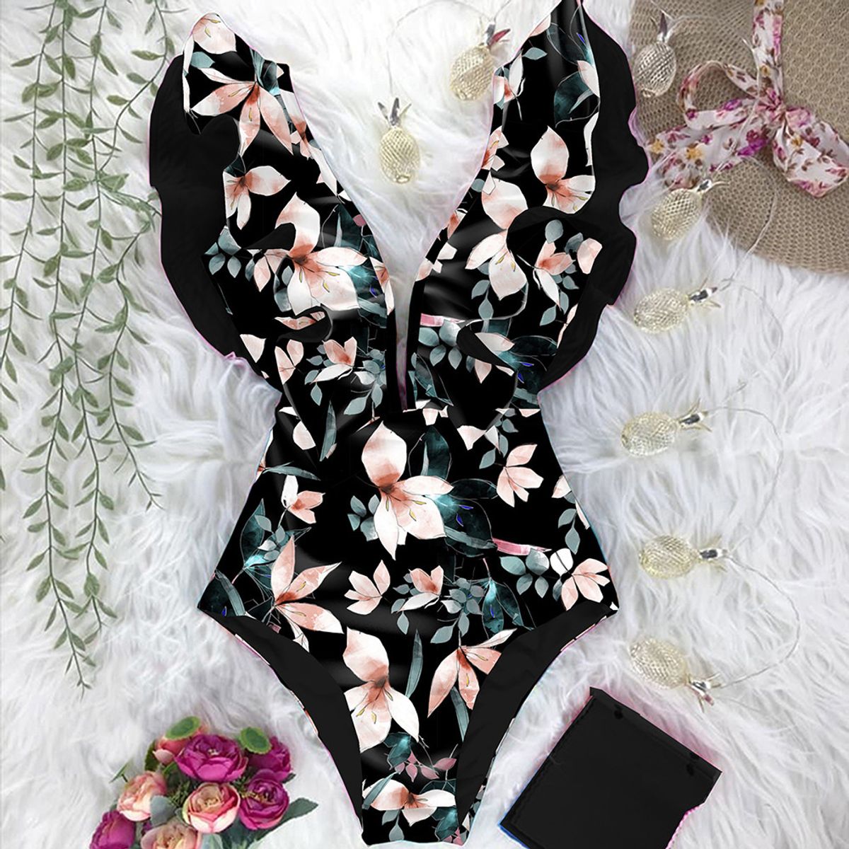 HIPSY SWIMWEAR - Traje de baño Mujer Antonia Black Hipsy