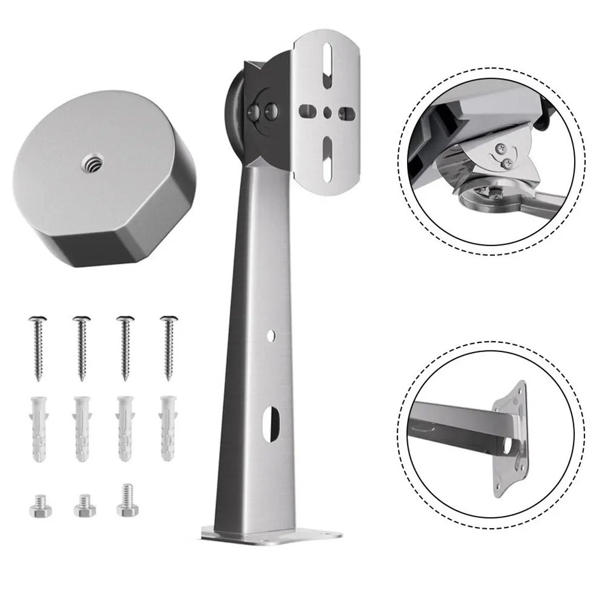 KUANGYE - Brazo Mastil Para Starlink Mini Tripode Montaje Muro Acero Gris