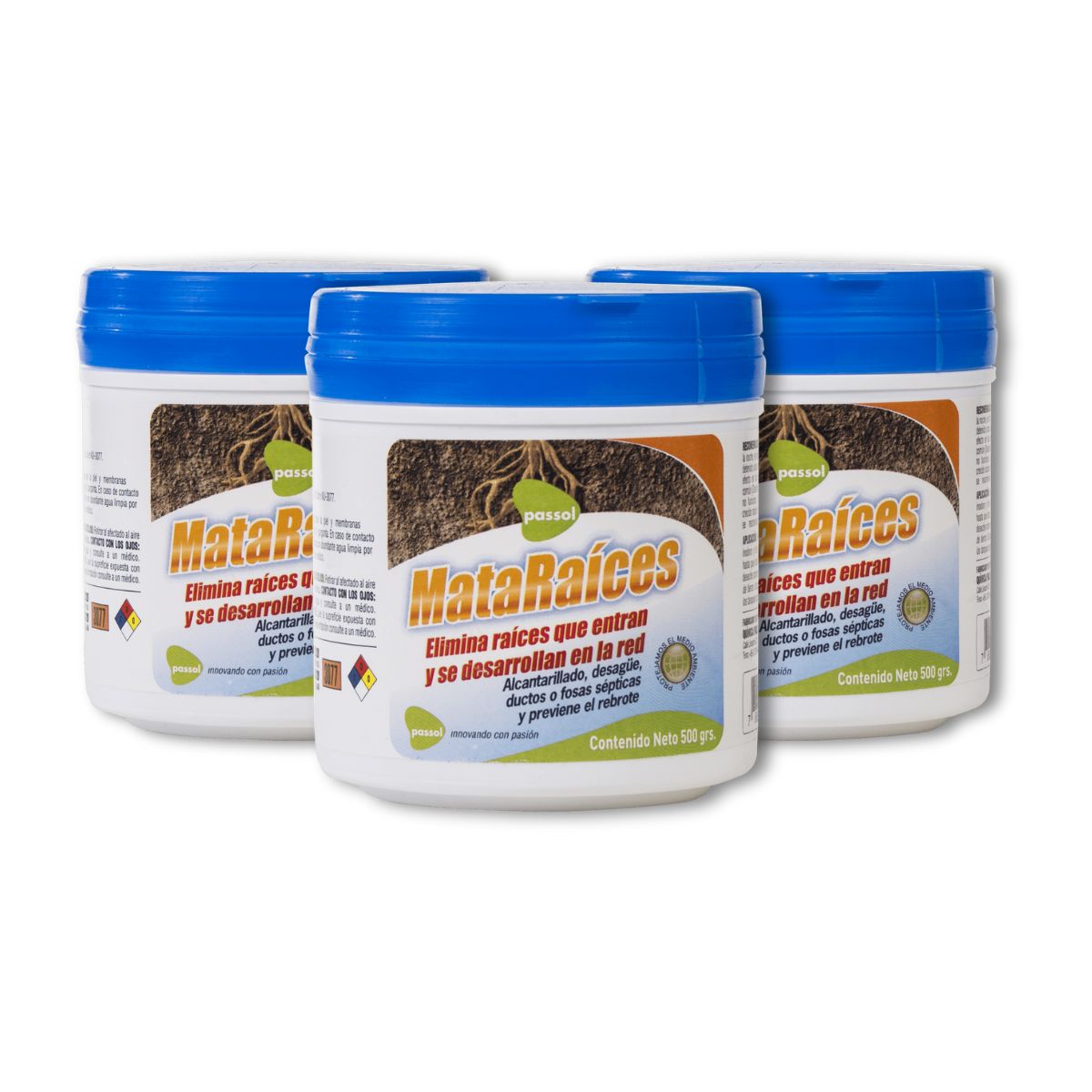 PASSOL - Pack 3 Mata Raices Passol 500grs