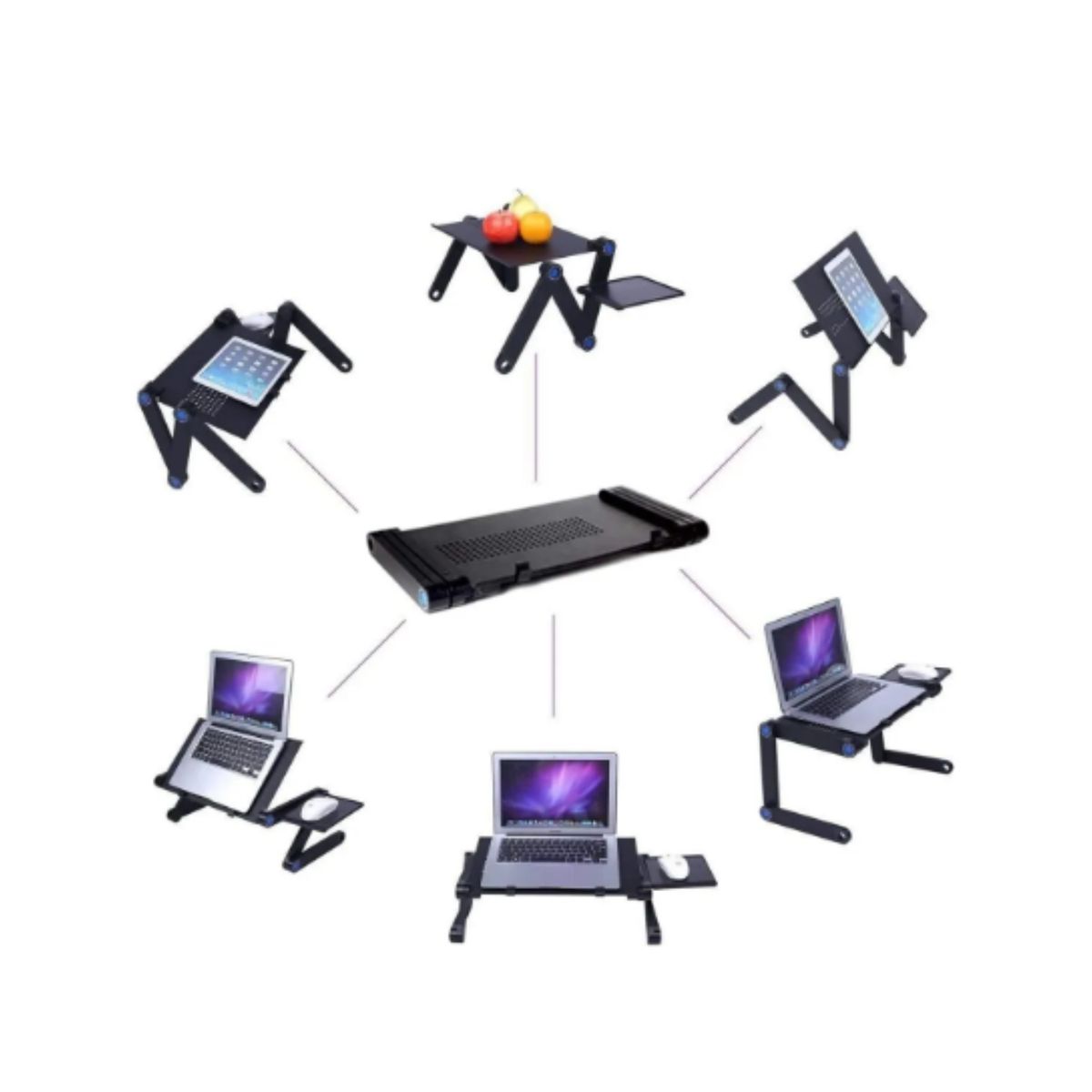 GENERICO - Mesa Soporte Laptop Pc Computador Ajustable T9