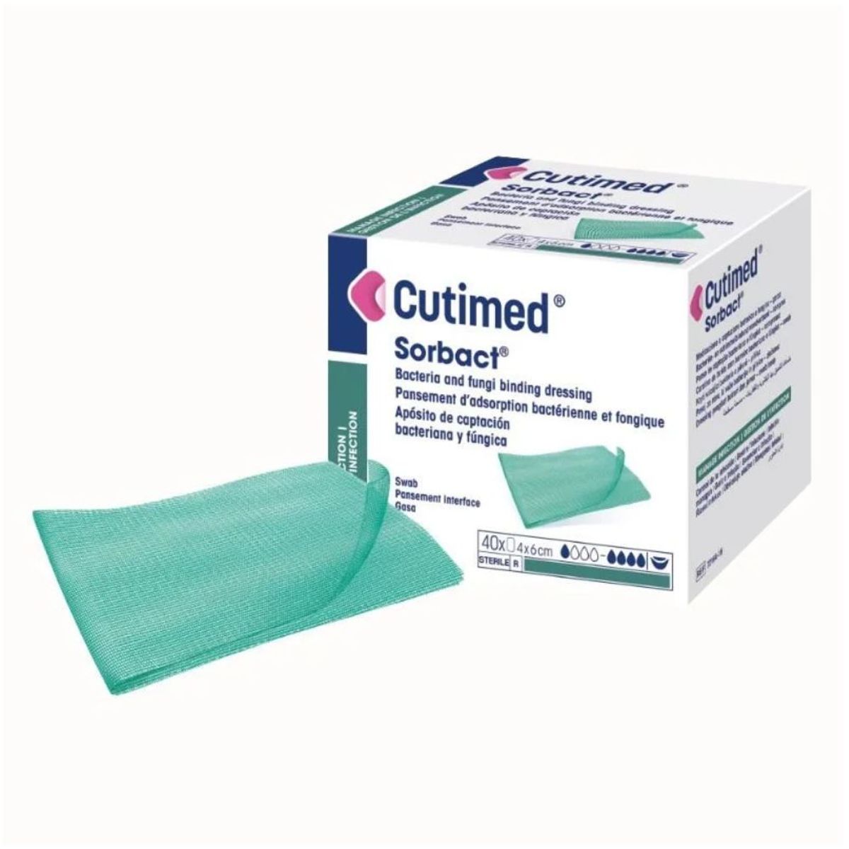 BSN MEDICAL - Cutimed Sorbact Apósito 7 x 9 cm Tipo Malla – Unidad