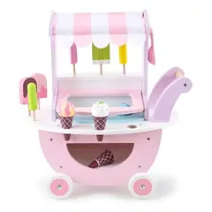 GENERICO - CARRITO DE HELADOS DE MADERA DIDACTICO