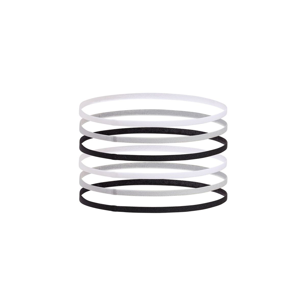 UNDER ARMOUR - Pack 6 Cintillo Negro Mujer UNDER ARMOUR