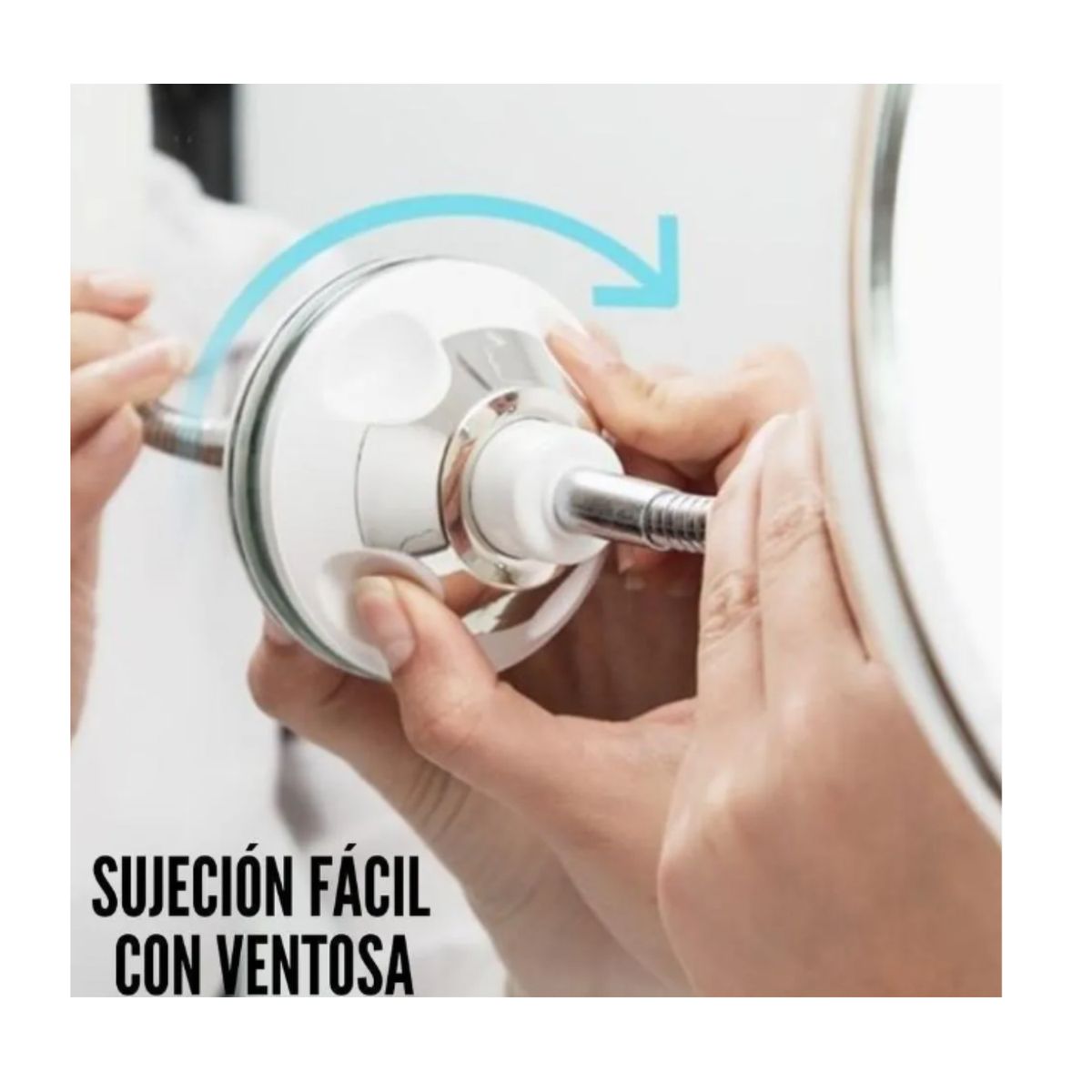 GENERICO - Espejo Led Flexible Con Aumento X10 De Maquillaje