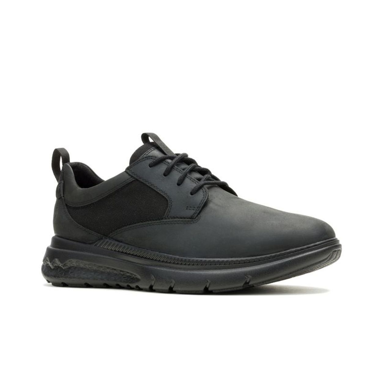 HUSH PUPPIES - Zapatilla Cuero Hombre Laceup Negro HUSH PUPPIES