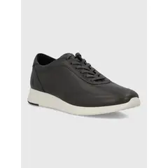 HUSH PUPPIES - Zapatilla Cuero Mujer Kalfy Gris