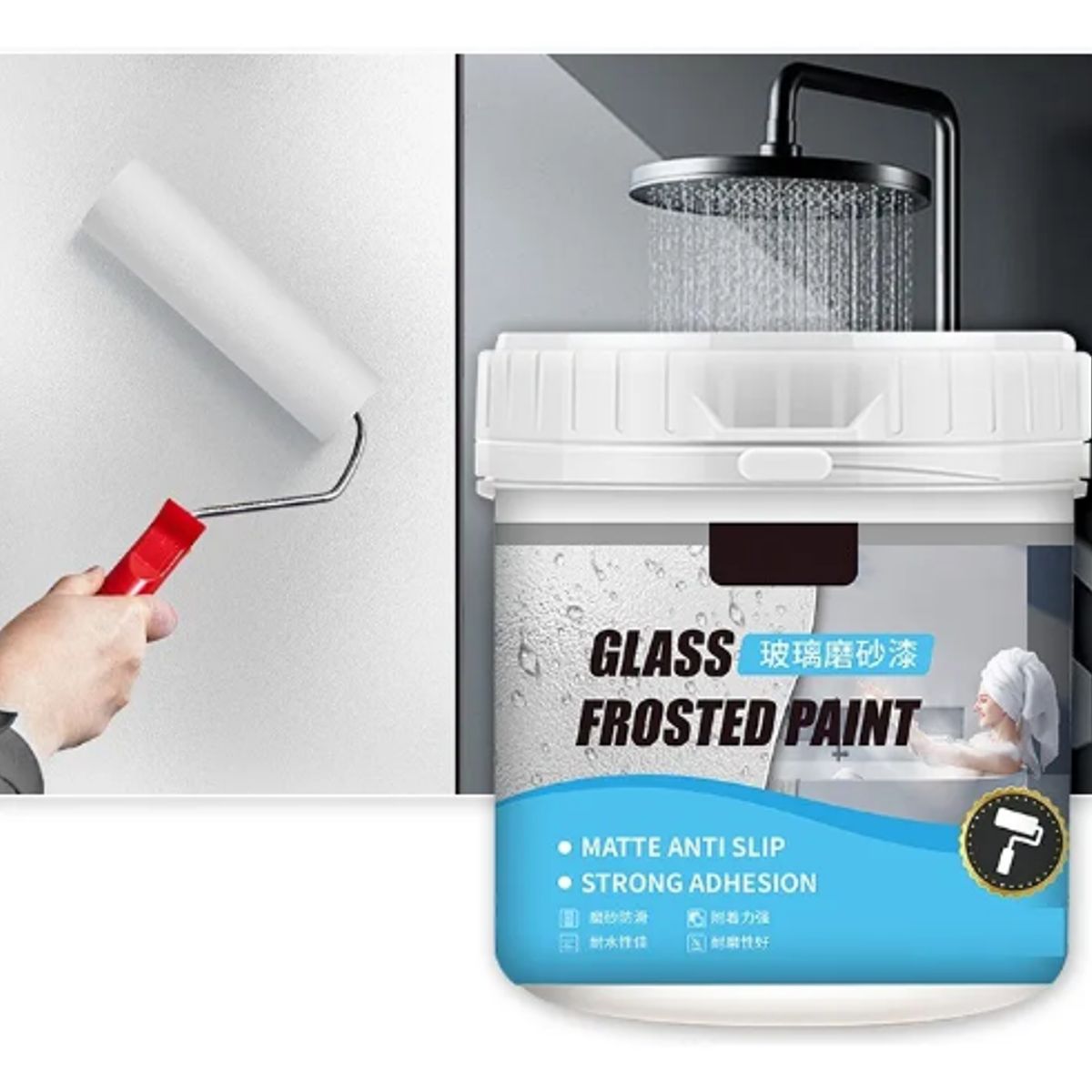 GENERICO - Pintura Para Vidrio Con Efecto Esmerilado Empavonado 100grs