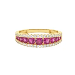 JOYAS LANDEROS - Anillo Oro 18k Triple Riel
