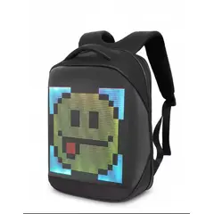 GENERICO - Mochila con Pantalla LED + Cargador Portatil